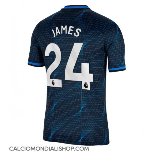 Maglie da calcio Chelsea Reece James #24 Seconda Maglia 2023-24 Manica Corta